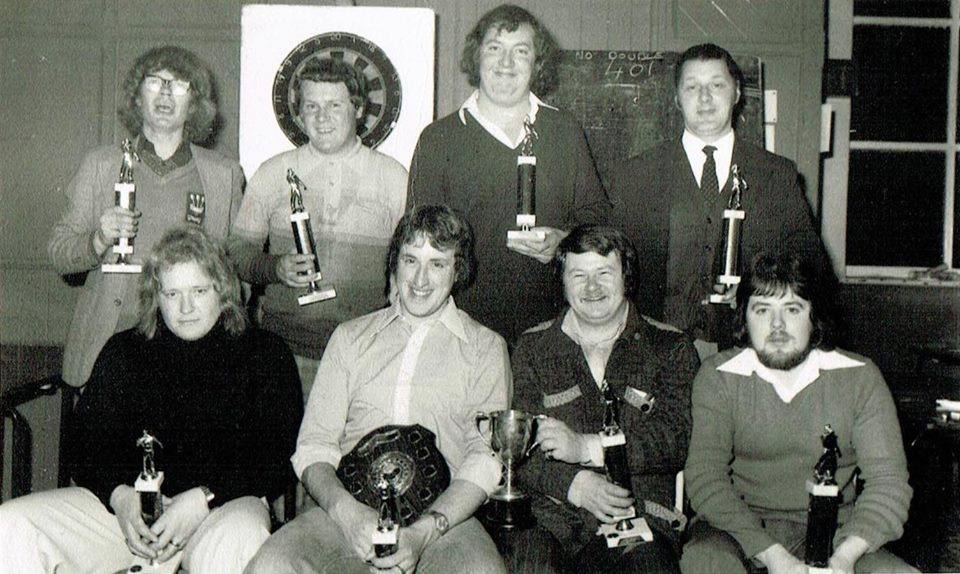 The Darts Team circa 1970